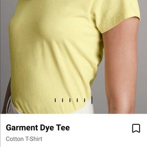 NWT Rag & Bone pale yellow tee